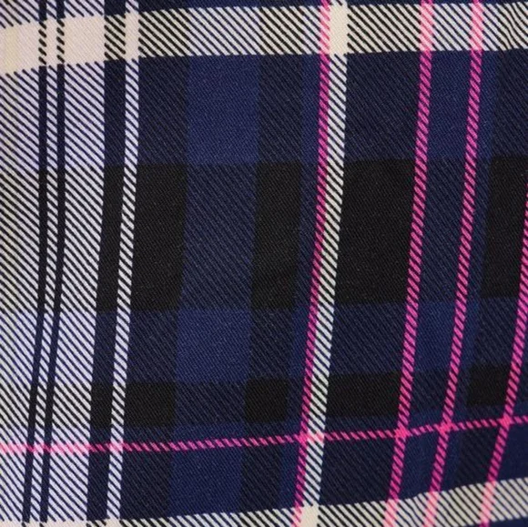 Torrid Plaid Mini Challis Button-Front Shirt Dress Size 2 - Picture 4 of 9